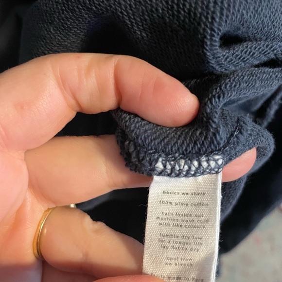 Ana & Zac navy crew neck sweatshirt - Picture 6 of 6